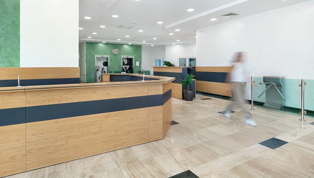 Prizma Offices front desk